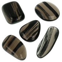 Midnigt lace obsidiaan lamellen obsidiaan