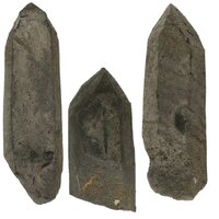 Zwarte kwartspunten, uit Bahia, Brazilie Blacklight