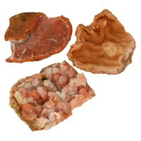 Rozerode Chalcedoon uit Marokko