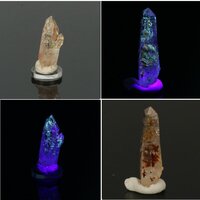 Gouden Enhydro kristal of Petroleumkwarts