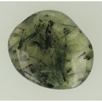 Prehniet met epiodootnaaldjes-plat