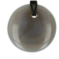 Agaat-blauw platte-doorboorde-stenen