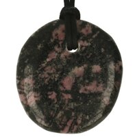 Rhodoniet doorboord + koord