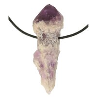 Amethist sugar fantoom sceptertjes uit Bahia (Aartsengelen Amethist) doorboord