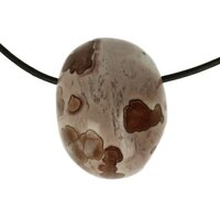 Waterval jaspis kalksteen doorboord