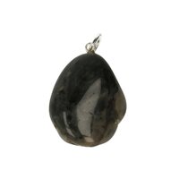 Zilverbladjaspis hanger