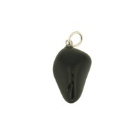 Zwarte obsidiaan hanger