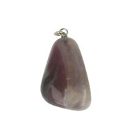 Paarse chalcedoon hanger