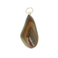 Jaspis met hematiet hanger