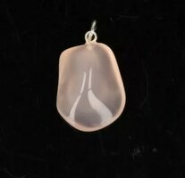 Chalcedoon uit Malawi Roze Hanger
