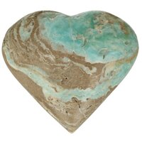 Caribbean Blue Aragoniet hart