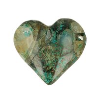 CHRYSOCOLLA IN KWARTS HART