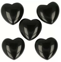 ZWARTE OBSIDIAAN HARTJE