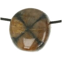 KRUISSTEEN CHIASTHOLIET doorboord + koord