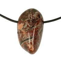 TRÜMMER JASPIS (JASPIS BRECCIE) doorboord