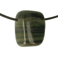 Hematiet met groene Jaspis doorboord