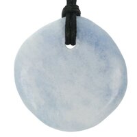 Calsiet blauw doorboord + koord 