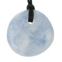 Calsiet blauw doorboord + koord 