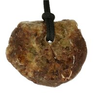 Grossulaar Granaat doorboord + koord