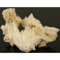 Scoleciet kristallen op zalmkleurige matrix