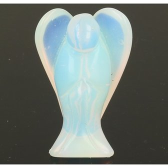 Opaliet of opaline synthetisch engel inclusief doosje ca 5 cm
