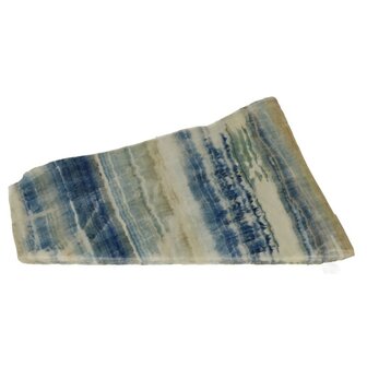 Scheeliet in blue lace onyx uit Turkije