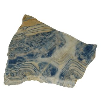 Scheeliet in blue lace onyx uit Turkije