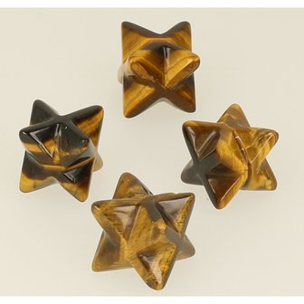 Tijgeroog ( goud ) merkaba