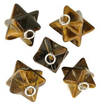 Tijgeroog ( goud ) merkaba