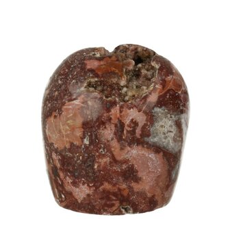 Druzy Jaspis rood uit Indonesi&euml; sculptuur