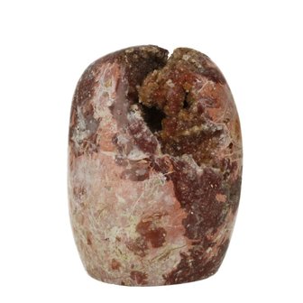 Druzy Jaspis rood uit Indonesi&euml; sculptuur