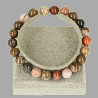 versteend hout armband 8 mm