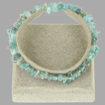 Apatiet blauw-groen armband split