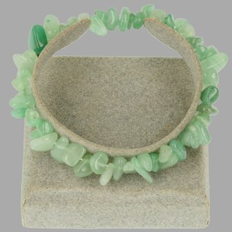 Aventurijn groen split armband