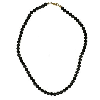 Onyx geslepen ketting