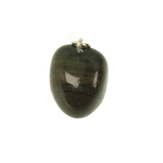 Hematiet met groene Jaspis hanger