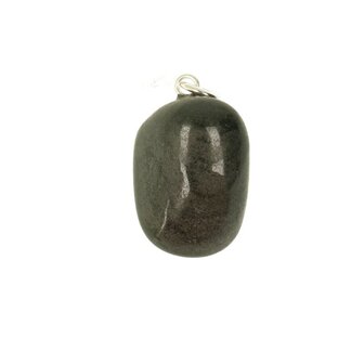 Hematiet met groene Jaspis hanger