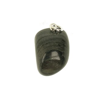 Hematiet met groene Jaspis hanger