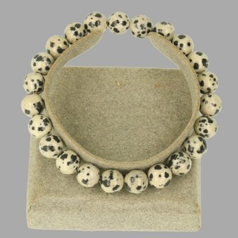 Dalmati&euml;r Jaspis armband