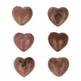 Rhodoniet hartje 1.5 cm