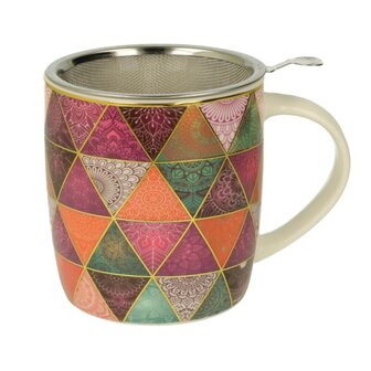 Theemok met zeef Patchwork