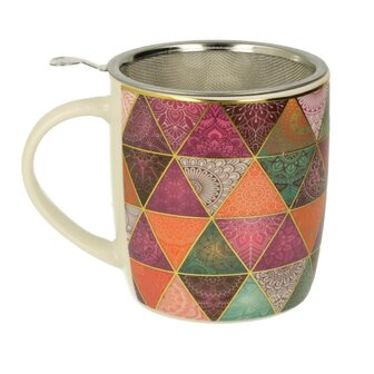 Theemok met zeef Patchwork