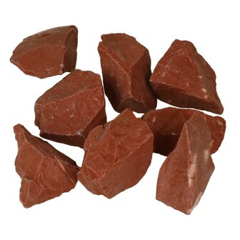 Jaspis rood ruw