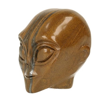 Tijgeroog ( goud ) ca 4. cm alien