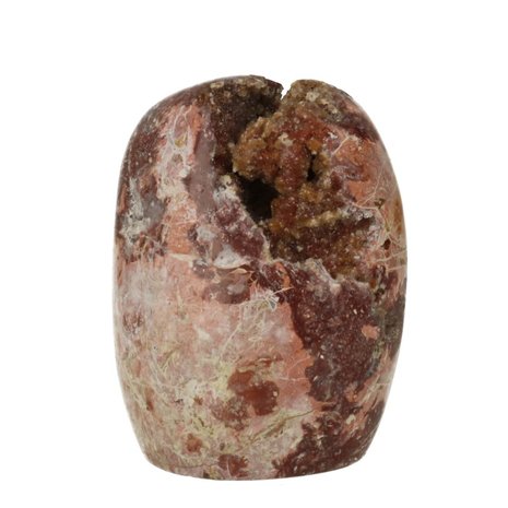 Druzy Jaspis rood uit Indonesië sculptuur