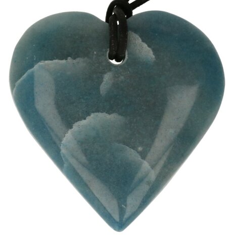Blauwe Paraiba kwarts  Trolleite hart