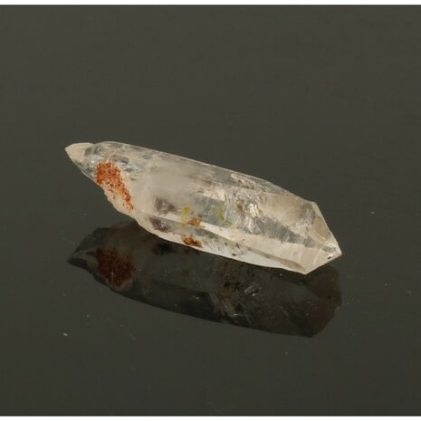 Gouden Enhydro kristal of Petroleumkwarts