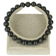 GOUD-OBSIDIAAN-ARMBAND