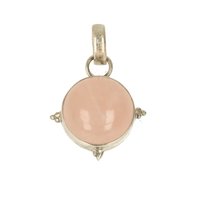 Rozenkwarts  ZILVEREN HANGER