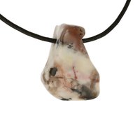 Tiffany stone (zeldzaam) Utah, VS Bertrandiet doorboord incl koord